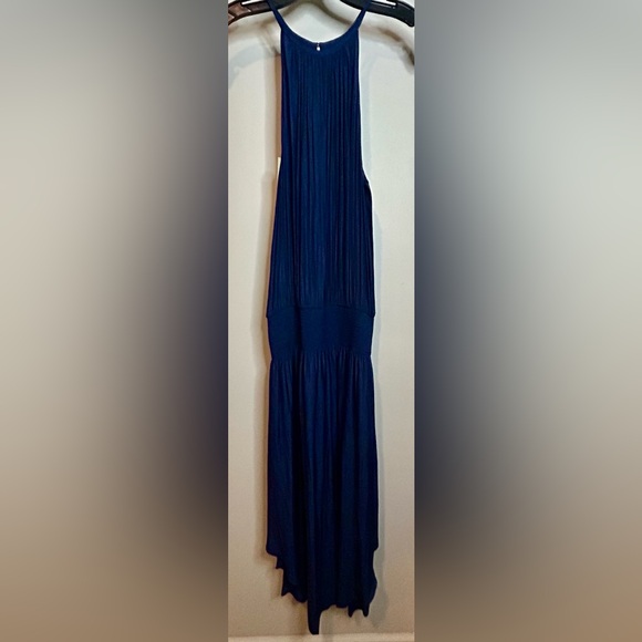 NWT RAMY BROOK NAVY BLOUSON AUDRIE DRESS WITH SMOCKED WAIST - Picture 4 of 10